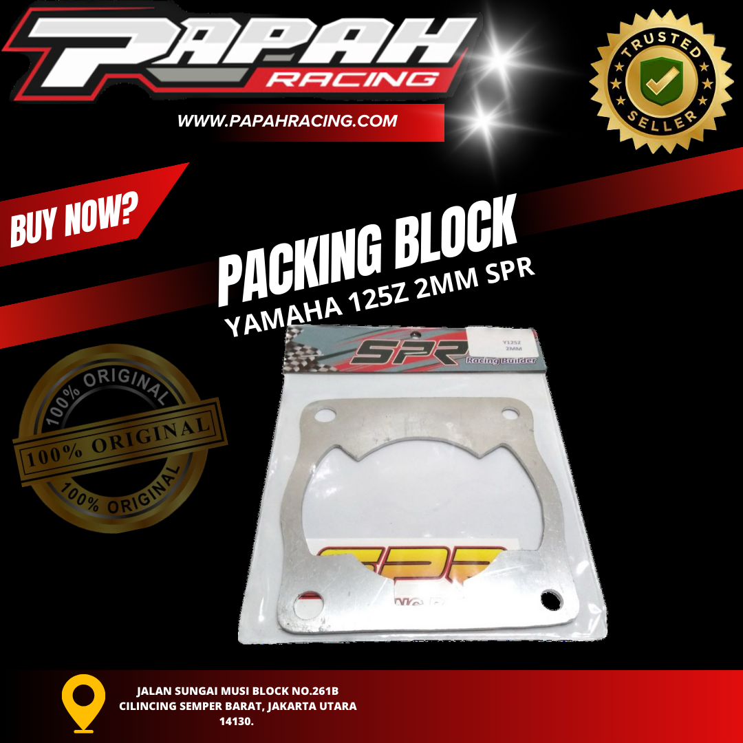 PAKING BLOK YAMAHA 125Z 2MM SPR